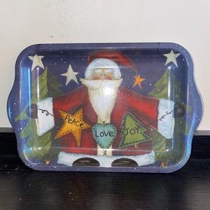 Santa Clause Christmas Plate